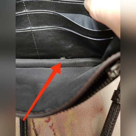 Coach 56117 Foldover Crossbody In Embellished Canyon Quilt Leather Tea Rose - Picture 13 of 13